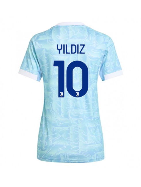 Juventus Kenan Yildiz #10 Auswärtstrikot für Frauen 2025-26 Kurzarm Juventus Kenan Yildiz #10 Auswärtstrikot für Frauen 2025-26 Kurzarm